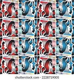 Diseño de papel de ajuste, ilustración vectorial