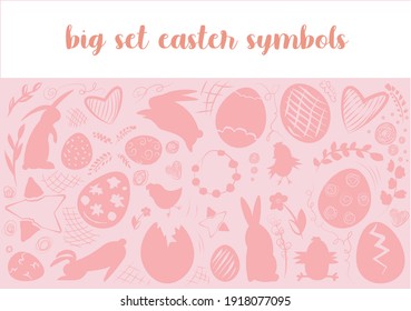papel envolvente o tarjeta de Pascua. los conejos saltan y se sientan, juegan con huevos. Atributos, símbolos, antecedentes, redes sociales, fondo de pantalla
