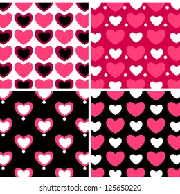 wrapping paper with hearts