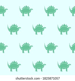 Wrapping paper - Seamless pattern of animals Jurassic period, dinosaurs for vector graphic design