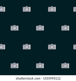Wrapping paper - Seamless pattern of camera for vector graphic design