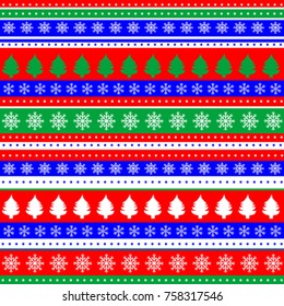 Wrapping Paper Seamless Pattern Christmas Gift Stock Vector (Royalty ...