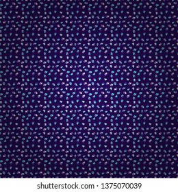 Wrapping paper. Seamless pattern of cupcakes on a blue, violet and white background. Vector illustration.