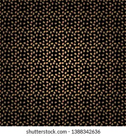Wrapping paper. Seamless pattern of cupcakes on a beige, black and yellow background. Vector illustration.