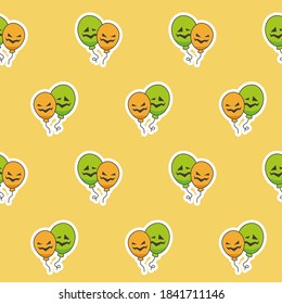 Schleifpapier - Nahtloses Muster von Siegelsymbolen für Vektorgrafik