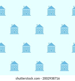 Wrapping paper - Seamless pattern of house symbols  for vector graphic design