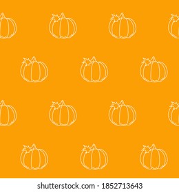Wrapping paper - Seamless pattern of pumpkin symbol for vector graphic design
