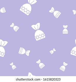 Wrapping paper - Seamless pattern of sweet candy for vector graphic design