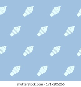 Wrapping paper - Seamless pattern of symbols ice cream for vector graphic design