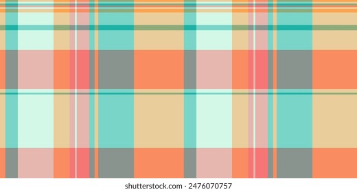 Wrapping seamless check background, expressive pattern vector tartan. Oriental fabric texture textile plaid in light and amber color.