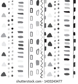  Wrapping textile sample shapes. Tribal vector ornament. Colorful geometric background.