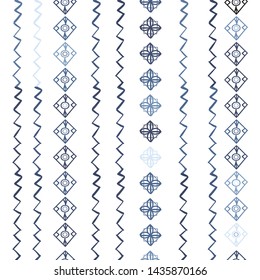  Wrapping textile sample shapes. Tribal vector ornament. Colorful geometric background.