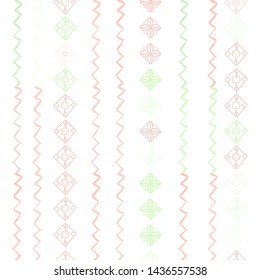  Wrapping textile sample shapes. Tribal vector ornament. Colorful geometric background.