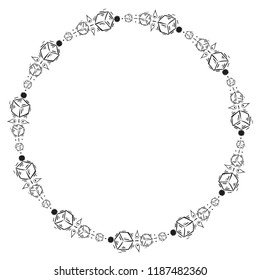 Wreath Boarder Frame