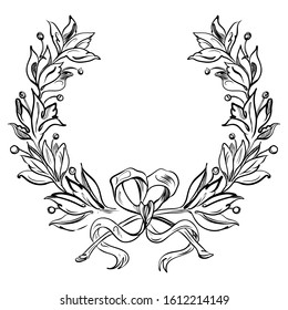 Download Vintage Laurel Wreath High Res Stock Images Shutterstock