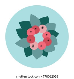 wreath christmas vector