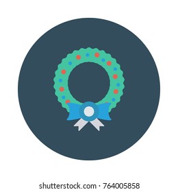 wreath circle flat