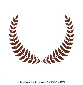 wreath crown isolated icon