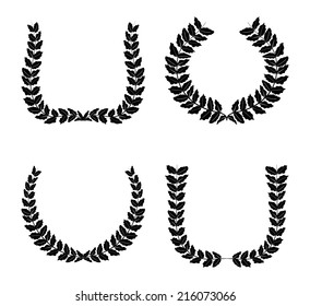 wreath design over background vector illustration 