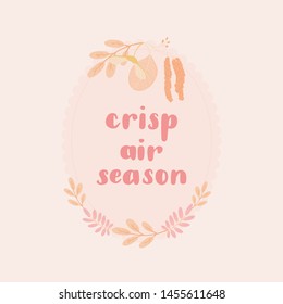 Wreath with fall/autumn leaves and inspirational quote.