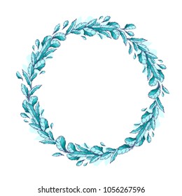 A wreath of feathers.