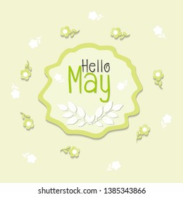 Wreath of Flower, hello may.