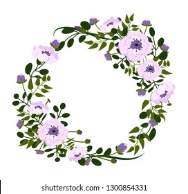 wreath with flowers