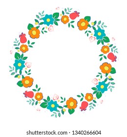 wreath of flowers