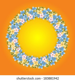 Wreath of flowers