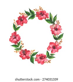 wreath of flowers