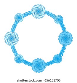 wreath of flowers icon
