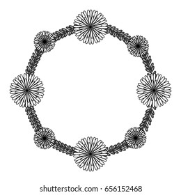 wreath of flowers icon
