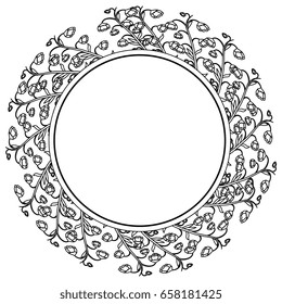 wreath of flowers icon