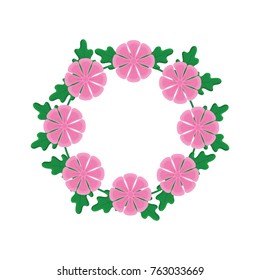 wreath of flowers icon