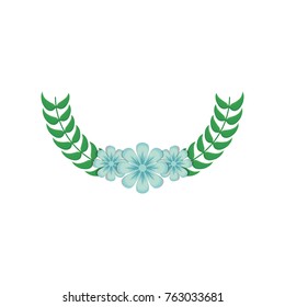 wreath of flowers icon