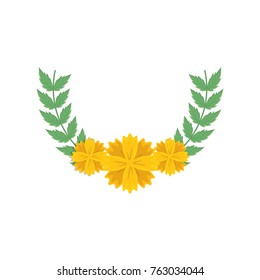 wreath of flowers icon