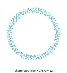 wreath of flowers for your text