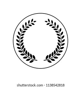 Wreath icon, logo