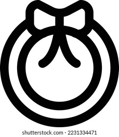 Icono de la corona, tema de Año Nuevo