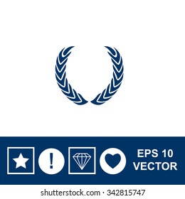 Wreath icon. Vector.