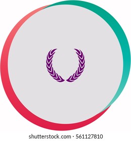 Wreath  icon. Vector design.