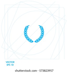 Wreath  icon. Vector design.
