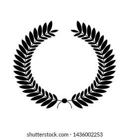 Wreath Icon - Vector Illustration, Logo Template. 