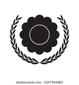 Wreath icon,vector illustration symbol template
