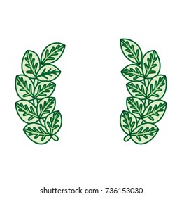 wreath of leaces icon