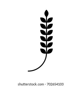 wreath leaf isolated icon