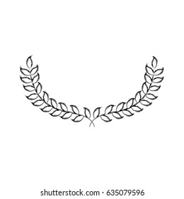 wreath leafs crown decorative