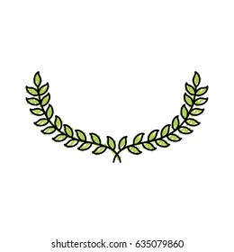 wreath leafs crown decorative