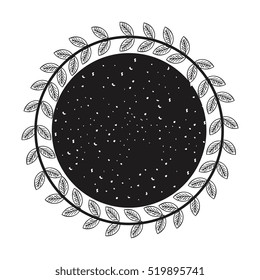 wreath leafs crown icon