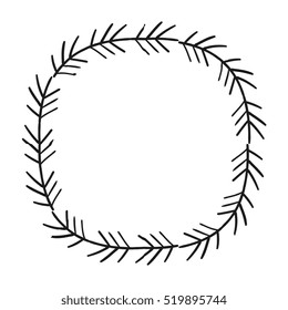 wreath leafs crown icon